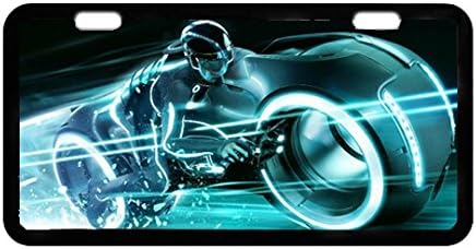 Custom Tron Legacy Light Cycles License Plate Metal Car Tag