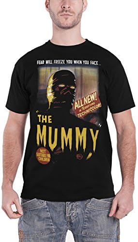 Plan 9 The Mummy Vintage Poster Official Mens New Black T Shirt
