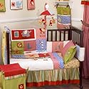 Cocalo Alphabet Soup Cotbed / Cot Bedding Set Plus Free Gift (5 Pieces)