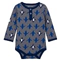 Newborn Boys' DwellStudio for Target&reg; Bodysuit - Grey/Blue