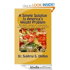 A SIMPLE SOLUTION TO AMERICA'S WEIGHT PROBLEM: Banish Belly and Lose Weight in Just 5 Minutes a Day (Self-help and Spiritual Series.)