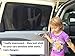 Kids Car Sun Shades for Side Window (2 Pack): Kids Sun Shade Protection/ Static Cling Shades for Children In Your Car With.
