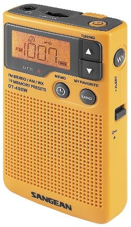 Sangean Am/Fm Portable Pocket Radio Weather Alert Emergency Channel Built-In Speaker