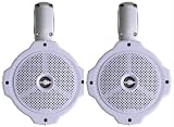 Pair of Brand New Cadence Sqw-b6 Marine/outdoor/boat Waterproof 6" Wake Board Speakers with Stainless Steel Mounting Brackets and 500 Watts and 250 Real Rms Watts - These Are Way Louder and Higher Quality Than Others on the Market