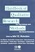 The Handbook of Qualitative Research Methods for Psychologists and the Social Sciences