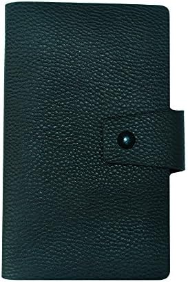 Credit Card Binder Clip,SHINEPA Leather Card Holder with 300Card Slots,Card Booklet Collector Protector
