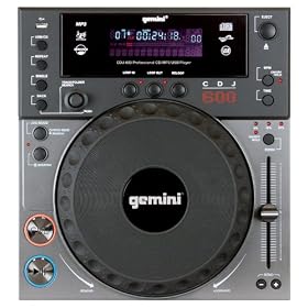 Gemini CDJ-600 Professional Tabletop Player With Scratch (CB/MP3/USB)