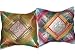 2 Ethnic Vintage Silk Sari Shabby Chic Cushion Covers Toss Pillow