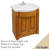 IMAGE OF River's Edge R-83221-3000-4 Cote d'Azur Vanity Combo, Old English, White, 4