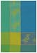 Waffle Weave 100% Cotton Pelican Aqua Blue Dishtowel 18" X 28" Set / 6