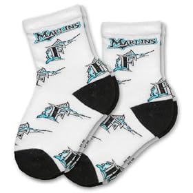 Click here to buy Florida Marlins Kid's Infant Socks (2 Pack).