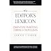 The Editor's Lexicon: Essential Writing Terms for Novelists