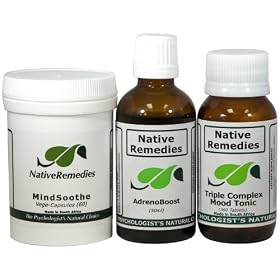 Native Remedies AdrenoBoost, MindSoothe and Mood Tonic UltraPack to improve adrenal... by 