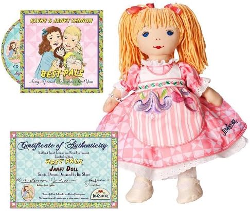 KatJan Best Pals Janet Doll in Pink Dress by Designer Jim Shore