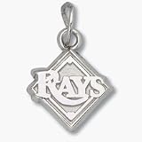 Tampa Bay Rays 3/8 New Rays Logo Charm - Sterling Silver Jewelry