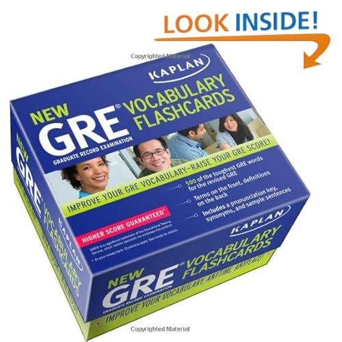 Kaplan New GRE Vocabulary Flashcards