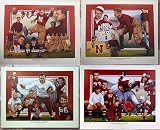 100 Years of Nebraska Football - Print Set of 7