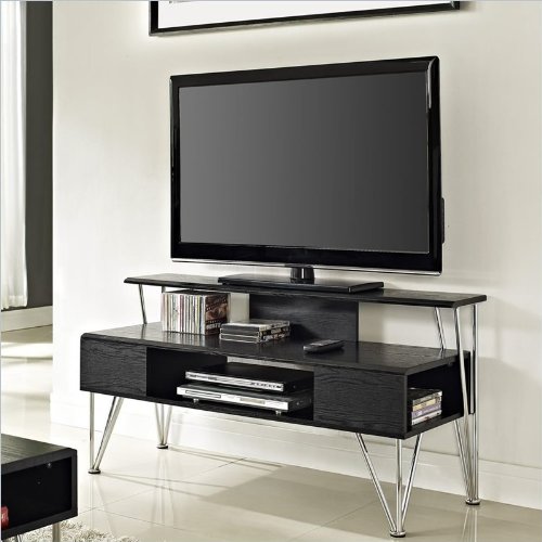 Altra Furniture Rade Tv Stand In Black Oak And Silver Pinafurti