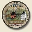 There's No Place Like Home Wood Wall Clock