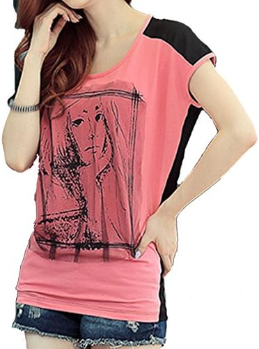 T-shirt women tops plus size loose sleeve short sleeve casual Watermelon SizeXL
