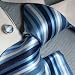 Blue Stripes Woven Silk Neckie Hanky Cufflinks Present Box Set dodger blue Easter Sunday Present Pointe Tie PH1064