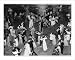 Historic Print (XL): Dancing in Old Faithful Inn lobby, Yellowstone Park