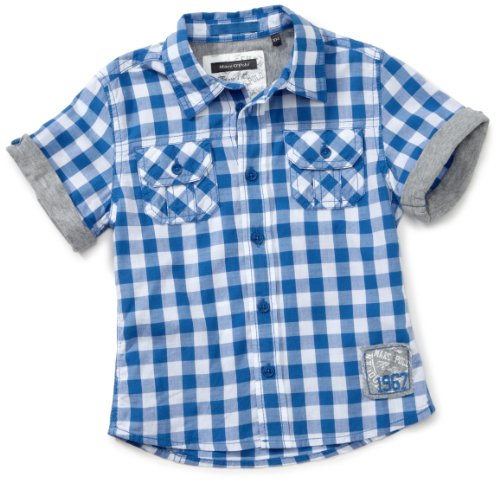 Marc O\' Polo Junior Jungen Hemd, kariert 962184, Gr. 140, Blau (swedish blue) Preisvergleich