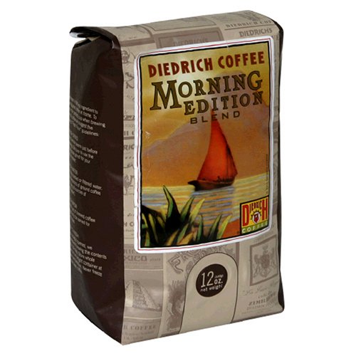 Diedrich Coffee, Morning Edition, WHOLE BEAN, 12-Ounce Bags (Pack of 3) by Diedrich