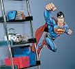 RoomMates RMK1156GM Superman Day Of Doom Peel & Stick Giant Applique