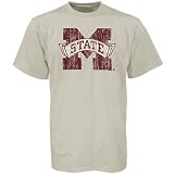 Mississippi State Bulldogs Stone Big Logo T-shirt