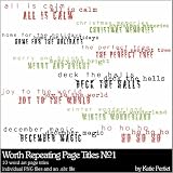 Photoshop Brushes - Worth Repeating Page Titles No. 01 Brushes and Stamps