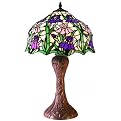 Iris-Accented Table Lamp