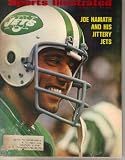 Sports Illustrated Magazine October 9, 1972 cover Joe Namath of New York Jets