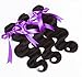 Mixed-Length 18''20''22'',3 Bundles/300g, Body Wave 100% Virgin Brazilian Human Hair by Flysky
