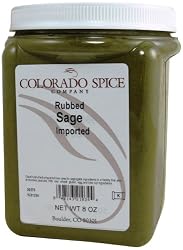 Colorado Spice Sage, Rubbed Imported, 8-Ounce Jars (Pack of 3)