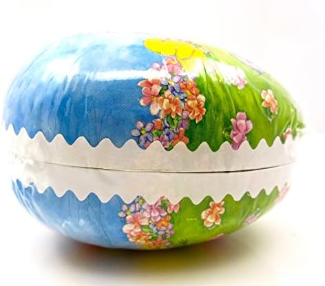 Easter Egg Treat Filling Container,Easter Bunny,Baby Chicks,Easter Eggs,Flowers,6"l,made in Germany