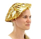 Shimmering Sequin Beret, Stretch to Fit in 10 Colors