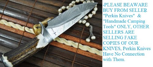 Big Sale- Custom Handmade Damascus Hunting Knife - Beautiful Bowie Knife Big Sale- Custom Handmade Damascus Hunting Knife - Beautiful Bowie Knife Hunting Knives