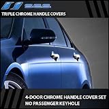 2003-2007 Honda Accord (No Passenger Keyhole) 4dr Chrome Door Handle Covers 
