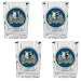 Minnesota Timberwolves NBA 4pc Square Shot Glass Set by Great American Products