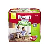 Huggies Little Movers Slip-On Diapers, Step 5, 50 Count (Pack of 2)