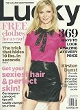 Lucky Magazine January 2012 Kirsten Dunst, Get Your Sexiest Hair & Perfect skin!