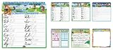 Board Dudes Wire Bound Dry Erase Activity Book - Cursive and Math/Time (11210UA-4)