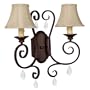 Capital Lighting 4132MBZ-421-CR 2 Light Brandon Hall Wall Sconce,