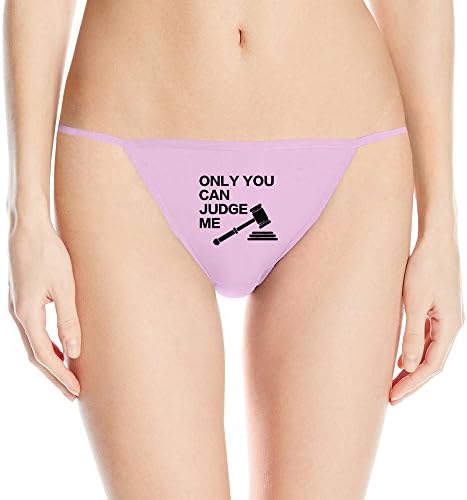 QUURTY Women's Sexy I'm A Attorney Only You Can Judge Me Underpants Pink Small