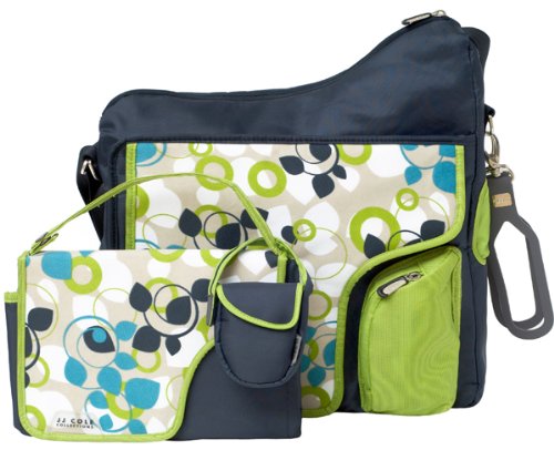 JJ Cole Collections System Diaper Bag, Blue Vine