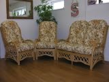 GILDA Cane Conservatory Furniture Replacement Suite Cushions