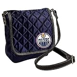 NHL Edmonton Oilers Quilted Purse, Navy