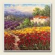 AbsorbaStone Coaster set~ Fleurs de Pays ~4 Tile Drink Coasters ~ code 511