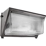 RAB WP3H200PSQ Pulse Start Metal Halide Large HID Wallpack with Glass Lens 200 Watts quad tap Bronze